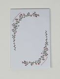 Set of 3 Inspirational Saint Floral Sticky Notepads. Catholic Christmas Sticky Note Gift. Serve the Lord sticky notes. JPII sticky. Imelda