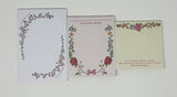 Set of 3 Inspirational Saint Floral Sticky Notepads. Catholic Christmas Sticky Note Gift. Serve the Lord sticky notes. JPII sticky. Imelda