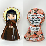 St. Veronica Giuliani Stuffed Saint Doll. Saint Gift. Easter Gift. Baptism. Catholic Baby Gift. Saint Veronica Gift. St. Veronica Doll. Catholic Christmas