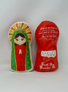 Our Lady of Guadalupe Stuffed Saint Doll. Saint Gift. Easter Gift. Baptism. Catholic Baby Gift. Hail Mary Gift. Our Lady Children's Doll