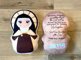 St. Teresa Benedicta of the cross Stuffed Saint Doll. Saint Gift. Easter Gift. Baptism. Catholic Baby Gift. Saint Edith stein Gift. St. Teresa Benedicta Doll. Catholic Christmas