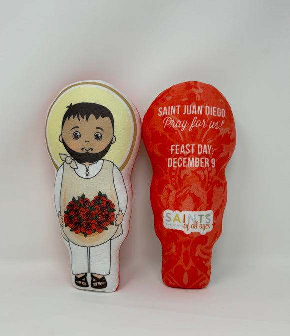 St. Juan Diego Stuffed Saint Doll. Saint Gift. Easter Gift. Baptism. Catholic Baby Gift. Saint Juan Diego Gift. St. Juan Diego Doll.