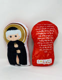 St. Peregrine Stuffed Saint Doll. Saint Gift. Easter Gift. Baptism. Catholic Baby Gift. Peregrine Gift. St. Peregrine Doll. Cancer gift.