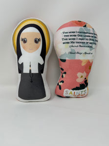 St. Bernadette Stuffed Saint Doll. Saint Gift. Baptism. Catholic Baby Gift. Saint Bernadette Gift. St. Bernadette Children's Doll.