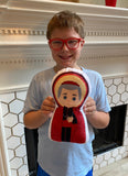 Venerable Fulton Sheen Stuffed Doll. Saint Gift. Easter Gift. Baptism. Catholic Baby Gift. Fulton Sheen Children's Doll. Archbishop sheen gift.