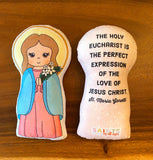 St. Maria Goretti Stuffed Saint Doll. Saint Gift. Easter Gift. Baptism. Catholic Baby Gift. Saint Maria Gift. St. Maria Children's Doll.