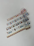 Set of 5 Catholic Washi tape rolls. Sacred Heart, Marian, Frassati, gifts of the spirit and Divine Mercy. 25mmx10m sacred hearts washi tape.