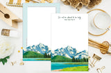 Set of 9 inspirational notepads. Frassati, Mother Teresa, JPII, Faustina, Divine Mercy, Fulton Sheen and Gianna notepads. Catholic Teacher