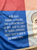 My Catholic prayers Ultra soft baby Blanket. Saints Prayer Blanket. 30x40” Catholic Saint Quote Blanket. Baptism Gift. Catholic