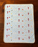 Our Father who art in Heaven Catholic Ultra soft throw Blanket. Our Father Prayer Blanket. 30x40" Catholic prayer Blanket. Baptism blanket