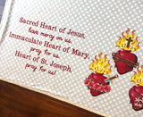 Sacred heart of Jesus Ultra soft throw Blanket. Prayer Blanket. 50 x 60" Catholic sacred heart of Jesus Blanket. Baptism Gift. Catholic gift