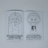 Catholic Saints Coloring Book Volume II. 6x9 Catholic Coloring Book Gift. Saint Coloring. George, Thomas, Anne. First communion. Mass Bag.