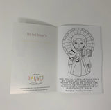 Catholic Saints Coloring Book Volume II. 6x9 Catholic Coloring Book Gift. Saint Coloring. George, Thomas, Anne. First communion. Mass Bag.