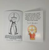Catholic Saints Coloring Book Volume II. 6x9 Catholic Coloring Book Gift. Saint Coloring. George, Thomas, Anne. First communion. Mass Bag.
