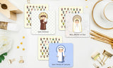 Saint Game Bundle with Fishing with the Saints Game Set, Holy Handmaid Mary & Saint Memory Game. Set of 3 Saint Games. First communion gift