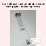 Our Lady of Lourdes 4x6 notepad. Marian notepad. Catholic Gift notepad. Hostess gift. Teacher Gift. Catholic gift. Mary notepad