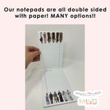 Our Lady of Lourdes 4x6 notepad. Marian notepad. Catholic Gift notepad. Hostess gift. Teacher Gift. Catholic gift. Mary notepad