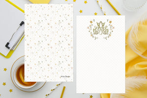 Auspice Maria notepad. Catholic Marian notepad. Catholic Gift notepad. Hostess gift. Christmas gift. Farmhouse kitchen. Auspice Maria Gift