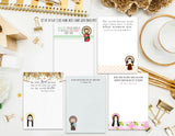 Set of 14 Assorted Saint Note Cards and Saint Patterned Envelopes. Saint Notecard Set. Catholic gift. First communion. Mother Teresa. JPII.