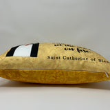 Saint Catherine of Siena prayer pillow. Saint Catherine pillow. Be who god made you. Baptism Gift. St. Catherine Gift. First Communion Gift.