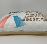 Divine Mercy Prayer pillow. Eternal Father. Baptism Gift. Children's & Nursery Decor. Catholic Gift. First Communion. Catholic Prayer pillow