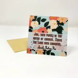 Set of 8 Assorted MINI 3x3 Saint Note Cards and Envelopes. 8 Folded Cards. Saint Notecard Set. Catholic gift. First communion. Mother Teresa