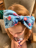 Floral Marian headband. Marian headband for toddler and youth. Mary headband. Saint headband. Catholic gift. First communion.