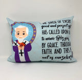 Saint Nicholas Prayer Pillow. Catholic Saints pillow. Baptism Gift. Catholic Gift. First Communion Gift. Nicholas Pillow Gift.
