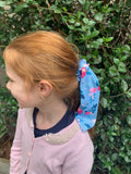 Marian, Sacred Heart and Mary's Garden scarf scrunchies. Marian scrunchie. Mary scrunchie. Sacred heart scrunchie, First communion gift.