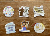 2.5" Vinyl Waterproof Saint Junipero Serra Sticker. Junipero Water bottle Saint Sticker. Catholic decal. Always go forward and never turn