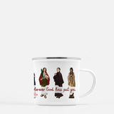 You have to be holy where you are Coffee Mug. Saint Teresa of Calcutta Mug. Mother Teresa Gift. Catholic Women Saint Mug. Catholic Gift.