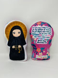 St. Frances Xavier Cabrini Stuffed Saint Doll. Saint Gift. Easter Gift. Baptism. Catholic Baby Gift. Saint Frances Xavier Cabrini Gift.