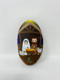 Nativity baby rattle. Christmas baby Gift. Easter Gift. Baptism. Catholic Baby Gift. Christmas rattle. Nativity baby gift