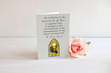 Set of 5 First Holy Communion Folded Greeting Cards. Catholic gift. Communion. Saint Thomas Aquinas Eucharist card.