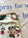 Marian Ultra soft baby Blanket. Hail Mary Prayer Blanket. 30x40” Catholic Saint Quote Blanket. Baptism Gift. Catholic. Our Lady blanket.