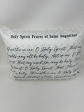 Saint Augustine pillow. Baptism Gift. Holy Spirit, prayer of Saint Augustine. Saint Augustine gift. Catholic Gift. First Communion.