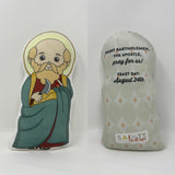 Saint Bartholomew Stuffed Doll. Saint Gift. Easter Gift. Baptism. Catholic Baby Gift. St Bartholomew Children's Doll. Saint Bartholomew gift