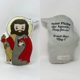 Saint Philip the apostle Stuffed Doll. Saint Gift. Easter Gift. Baptism. Catholic Baby Gift. St Philip Children's Doll. Saint Philip gift