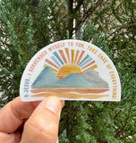 3" Vinyl Waterproof Saint quote Stickers. Oh Jesus I surrender myself to you Water bottle Saint Sticker. I surrender vinyl Decal.