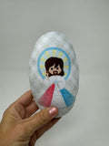 Divine Mercy baby rattle. Christmas baby Gift. Easter Gift. Catholic baptism Baby Gift. Jesus, I trust in You rattle. Divine Mercy baby gift
