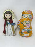 St. Amelia Stuffed Saint Doll. Saint Gift. Easter Gift. Baptism. Catholic Baby Gift. Saint Amelia Gift. St. Amelia Children's Doll.
