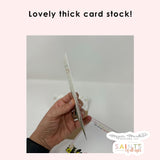 Set of 5 Baptism Folded Greeting Cards. Catholic gift. Catholic Baptism cards. St Vincent Ferrer Baptism card.