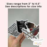 3" Vinyl Waterproof Fulton Sheen Sticker. Fulton Sheen Water bottle Saint Sticker. Coffee vinyl decal. Saint Decal. Catholic Gift.