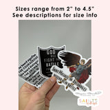 3" Vinyl Waterproof Saint Francis de Sales Water bottle Saint Sticker. Francis de sales be who you are and be that well decal.