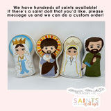 Saint Bartholomew Stuffed Doll. Saint Gift. Easter Gift. Baptism. Catholic Baby Gift. St Bartholomew Children's Doll. Saint Bartholomew gift