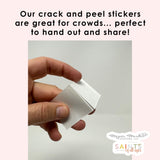 Set of 50 or 100 Do not be afraid to be Saints Sticker set. Kids Saint Stickers. First Communion Gift. Homeschooling. Catholic Sticker Gift.