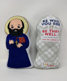 St. Francis de Sales Stuffed Saint Doll. Saint Gift. Easter Gift. Baptism. Catholic Baby Gift. Saint Francis Gift. St. Francis Doll.