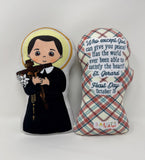 St. Gerard Stuffed Saint Doll. Saint Gift. Easter Gift. Baptism. Catholic Baby Gift. Saint Gerard Gift. St. Gerard Doll.
