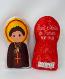 Saint Martin de Porres stuffed Doll. Saint Gift. Easter Gift. Baptism. Catholic Baby Gift. Martin Gift. St Martin Children's Doll.