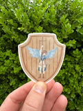 2.8 Vinyl Waterproof Saint Michael prayer Sticker. Saint Michael defend us in battle. Water bottle Saint Stickers. Catholic Saint Decal
